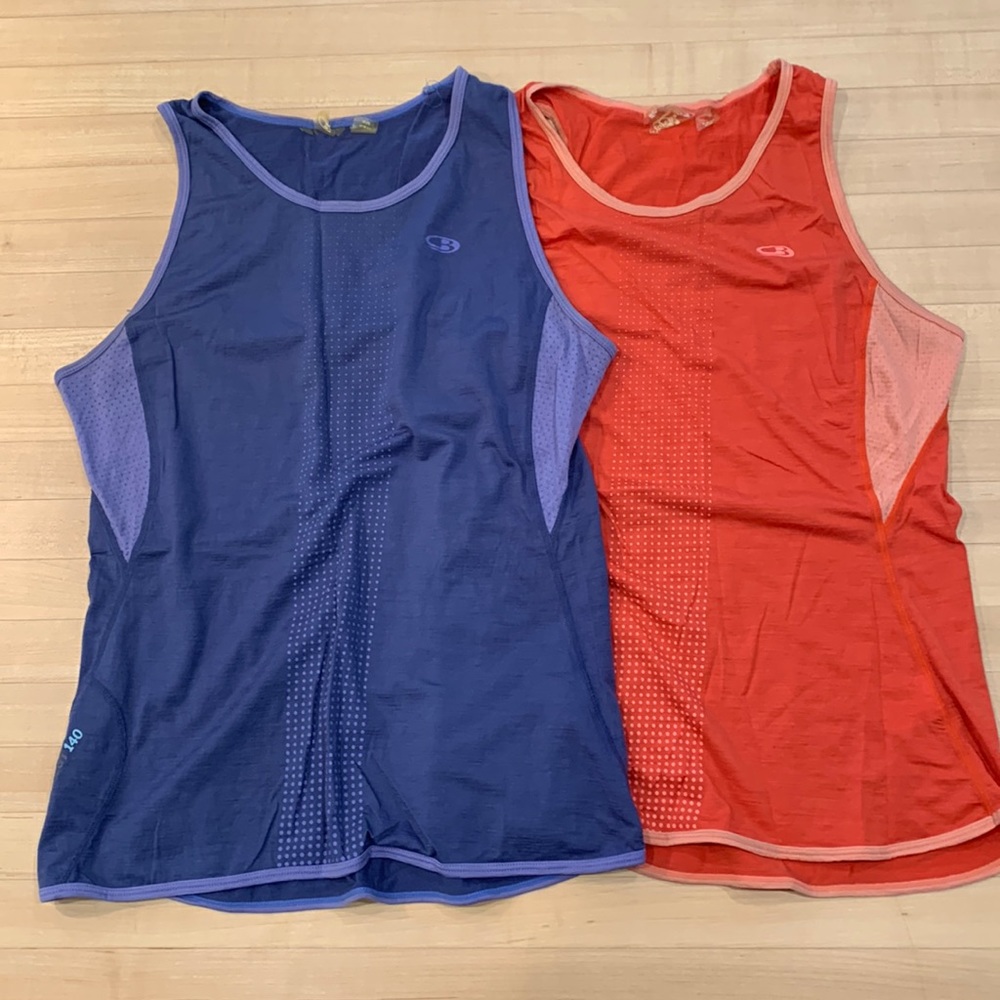 Icebreaker tank tops 100% merino wool